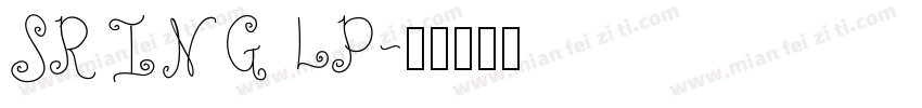 SRING LP字体转换